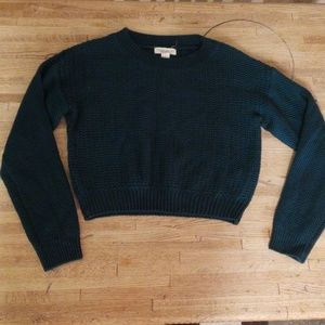 4/$25🌻 Turquoise crop top sweater